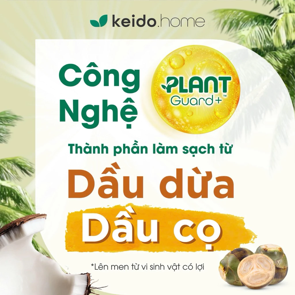 Nước rửa chén thiên nhiên KEIDO