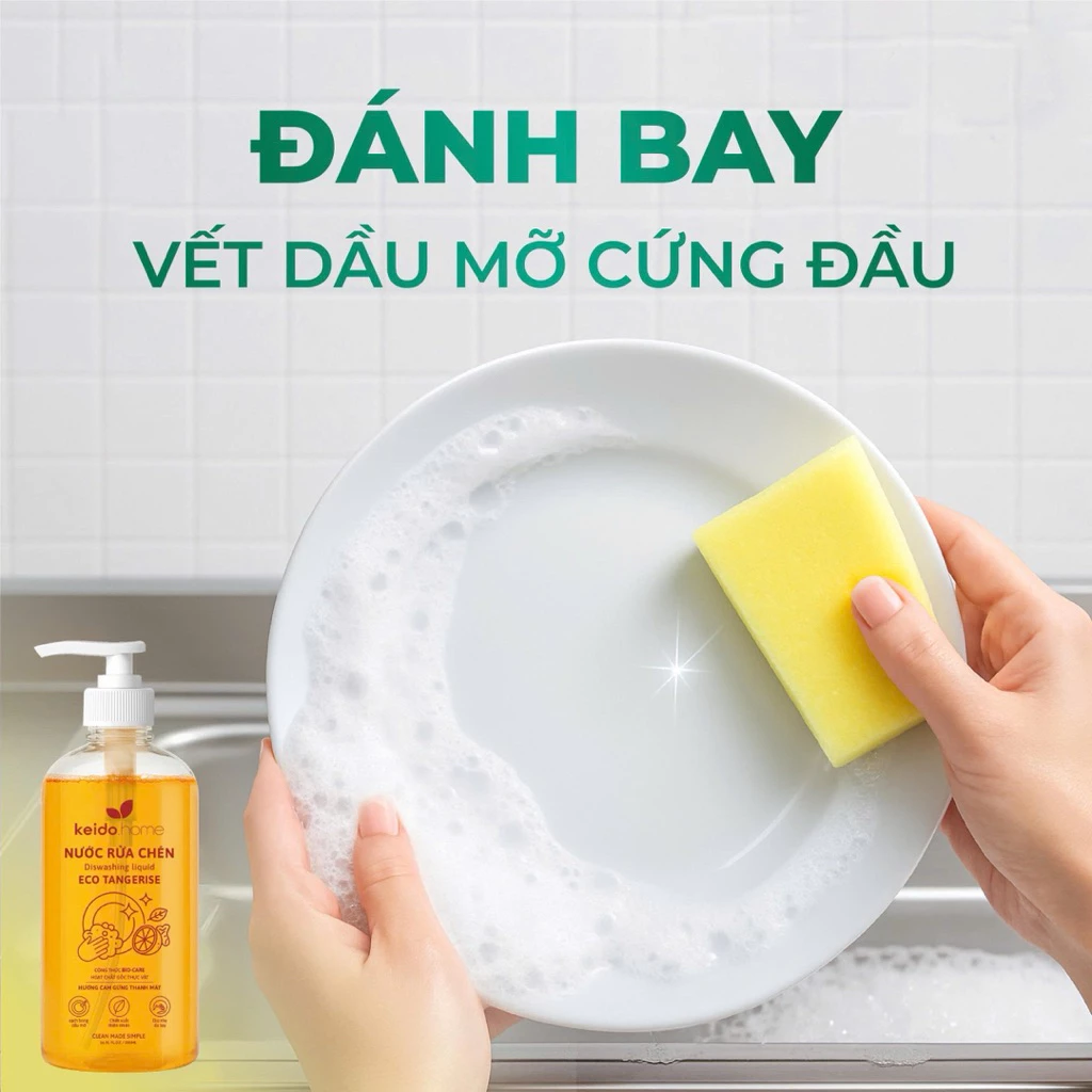 Nước rửa chén thiên nhiên KEIDO