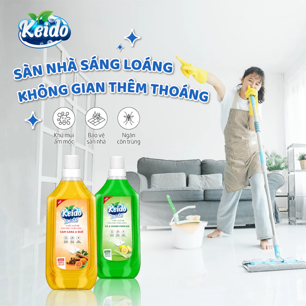 nước lau sàn thảo mộc