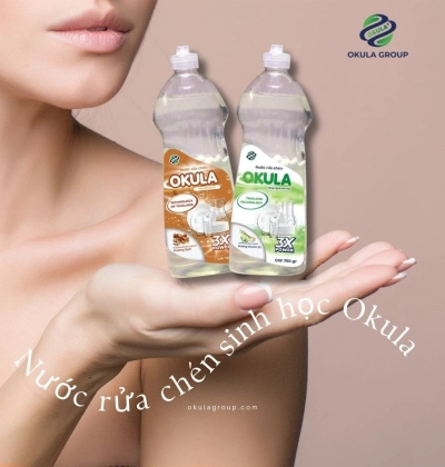 Nước rửa chén OKULA hương chanh sả