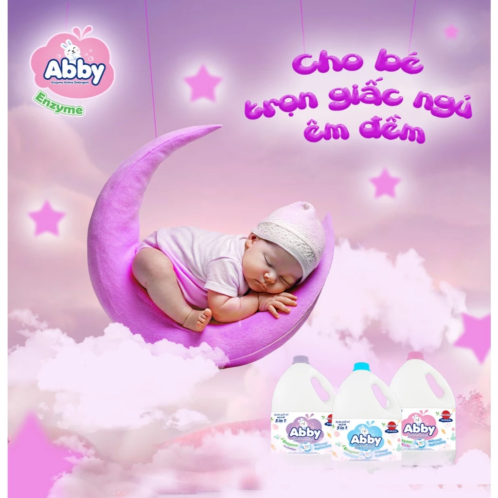 Nước giặt xả mẹ và bé ABBY 5in1